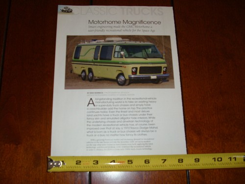 Gmc motorhome original - original, 2011