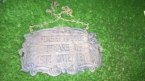 Cast iron plaque - iron, on