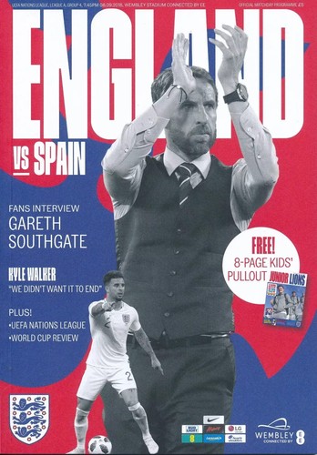 England spain programme 2018 - v,