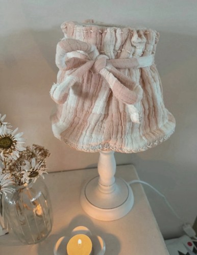 Cute frilly handmade - , lampshade
