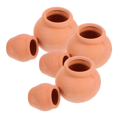 Pcs terracotta pots small - pcs,