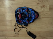 Light up stick man Halloween costume 2 setting remote & accessories