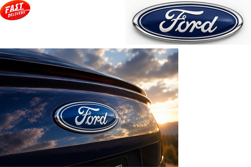 Ford blue oval badge - ford, 145x58mm