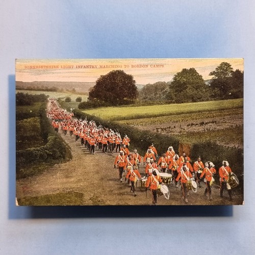 Military postcard c1910 - military, bordon