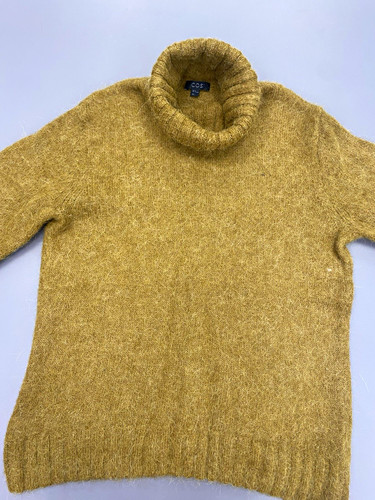 Cos mustard alpaca wool - cos,