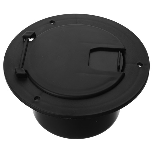 Power cord cover black abs - rv,