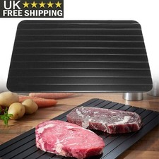Defrosting Tray Rapid Thaw Fast Board Plate Non Stick For Frozen Meat Fish Food