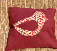 pink poly cotton 11”x9”