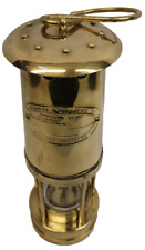 Miners lamp Large Never Lit Brass Wick Mover Clean shined lamp clean Hook Unused
