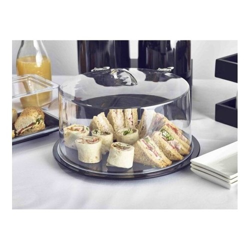 Domed cake cover with handle - cover,
