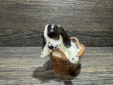 Royal Doulton Spaniel Pup in Basket Dog Model Ornament 2586