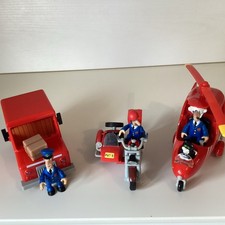 Postman Pat Toys Bundle Motorbike, Musical Helicopter, Van & Figures 