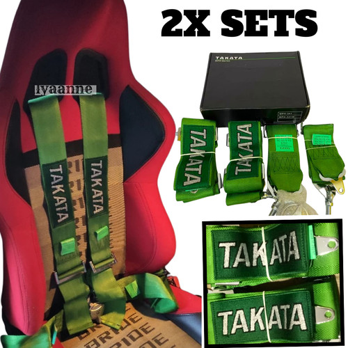 Green takata racing seat - green,