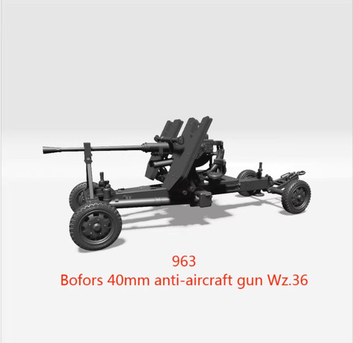 Bofors 40mm anti aircraft - 1/72,