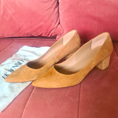 Bennett camel suede court - camel,