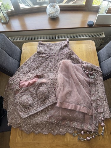 Women pink net lengha - women’s,