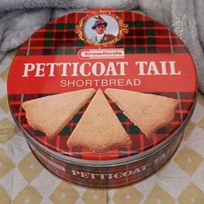 Vintage Crawford's Shortbread Traditional Tartan Design Tin