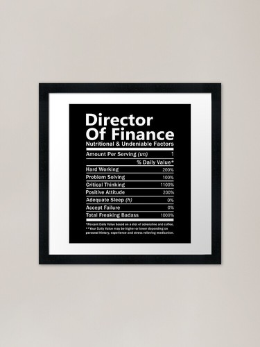 Director finance shirt - t,