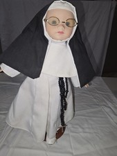 Vintage Catholic Nun Doll 1950-1960s Size 14 Inches Tall
