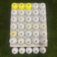 x35 Bridgestone Tour B XS/RXS Golf Balls - Excellent Condition