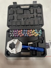 EX RETURN A/C Hose Hydraulic Crimper Kit Air Conditioning CABEL System Tool