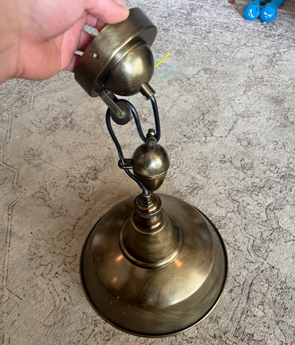 Dunelm brushed brass dome - dunelm,