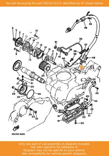 Yamaha ring 93210 15171 - yamaha, 93210-15171