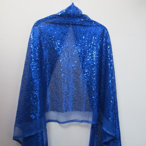 Beautiful royal blue sequins - royal,