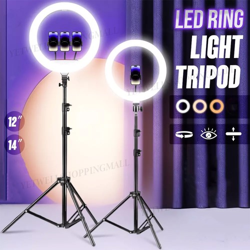 Ring light with tripod - 12",