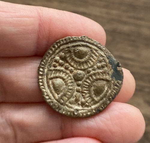 Anglo saxon decorated lead - saxon.,