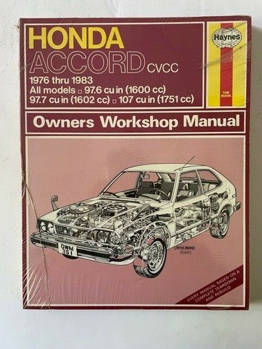 Honda accord cvcc 1600cc - honda,