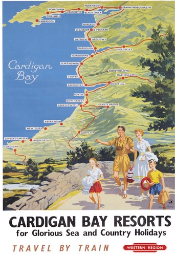 Vintage railway poster - railway,
