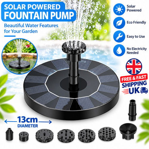 Solar fountain floating pump - fountain,