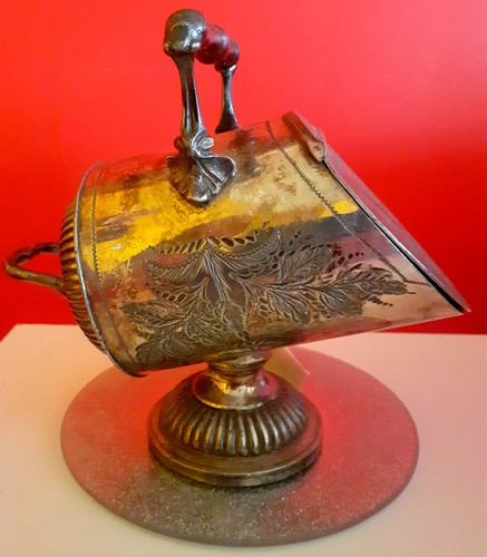 Antique silver plated sugar - plated,