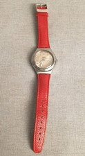Swatch Irony Steel Peach Dial Quartz Unisex Watch AG2006 Day