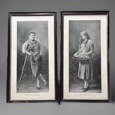 London Street Traders 2 Framed