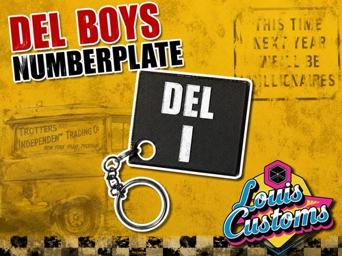 Del boy numberplate - del,