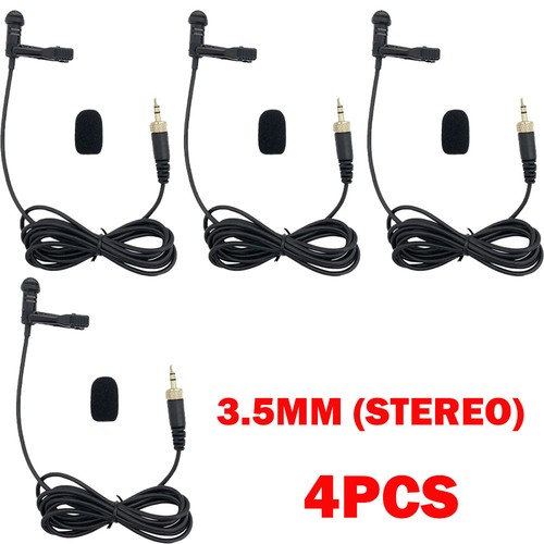 Lapel lavalier microphones - 4x,