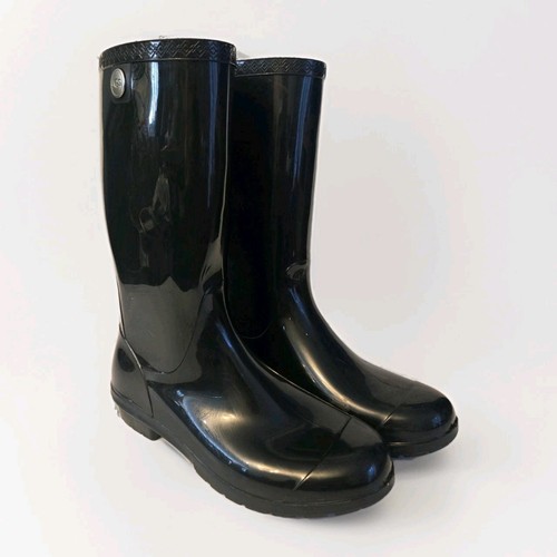 Ugg black glossy wellington - ugg,