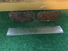 Vintage Britains Era Lead Garden/Farm. 2 X Hedge Sections.