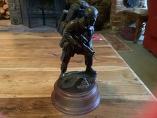 Military statue Royal Artillery  28cm in height . This is a Very Rare item.