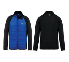 Golf God Clothing Padded Full Zip Hybrid Gillet Jacket Zip Pockets  Sizes S-3XL