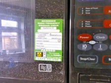 40 X Passed Microwave Pat Test Stickers labels