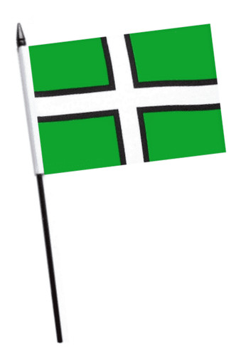 Devon small hand flag - devon,