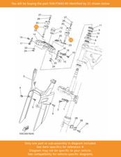 YAMAHA Holder, Handle Lower