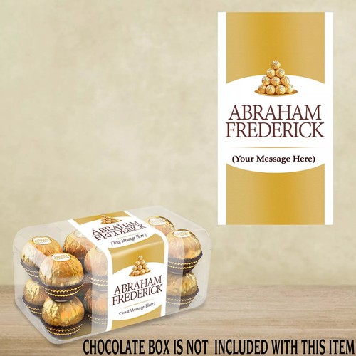 Personalised ferrero rocher - personalised,