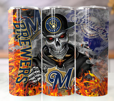 Milwaukee Brewers Skull 20oz