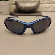 Rudy Project Wizaard SN 03-51 Blue Full Frame Grey Smoked Lenses Cycling Sports.