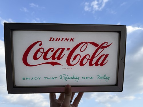 Coca cola sign - cola, 1960s