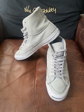 Converse Jack Purcell Women’s Leather HiTops Size UK6.5,Men’s7.5, US8.5,  GREAT!